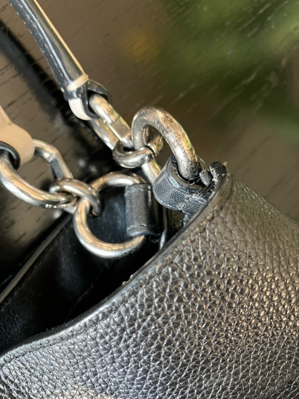 Coach Black Leather Lexy Shoulder Bag Snake Embossed - Picture 11 of 13